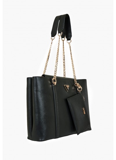 Γυναικείες Τσάντες Mildred.Mini Μαύρο ECOleather Guess