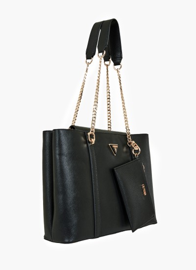Γυναικείες Τσάντες Bryant.Tote Μαύρο Δέρμα DKNY