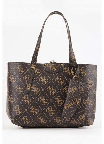 Γυναικείες Τσάντες Mildred.Mini Μαύρο ECOleather Guess