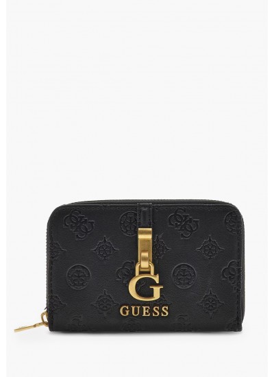 Γυναικεία Πορτοφόλια G.James Μαύρο ECOleather Guess