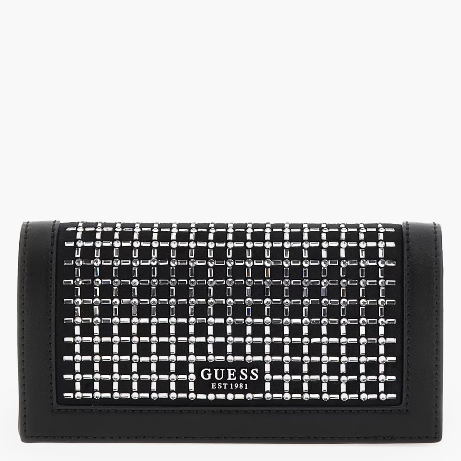 Γυναικείες Τσάντες Gilded.Clutch Μαύρο ECOleather Guess