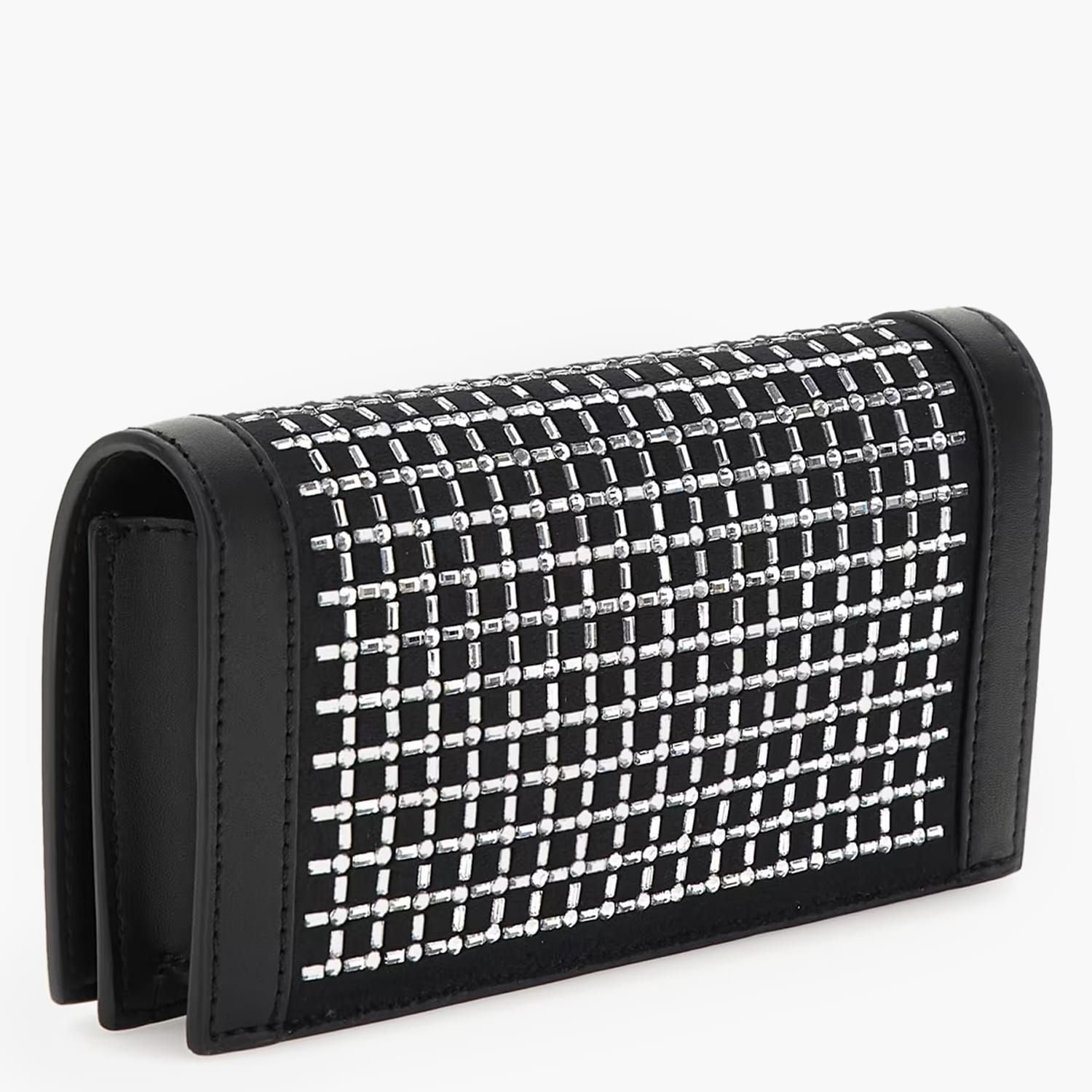 Γυναικείες Τσάντες Gilded.Clutch Μαύρο ECOleather Guess Γυναικείες Τσάντες Gilded.Clutch Μαύρο ECOleather Guess
