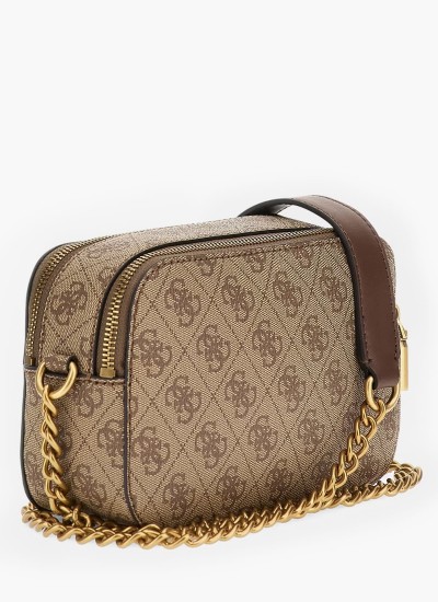 Γυναικείες Τσάντες Izzy.Camera.2 Μπεζ ECOleather Guess