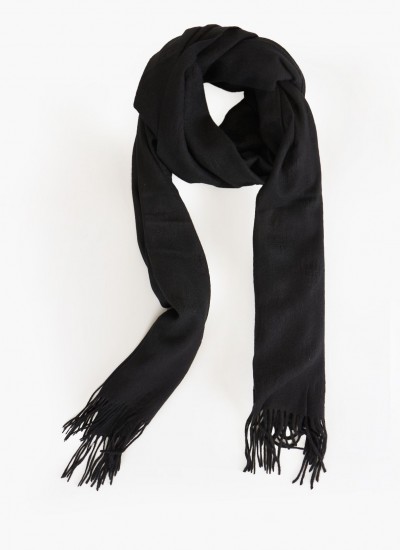 Women Scarves Reverso.Scarf Black Viscose Calvin Klein