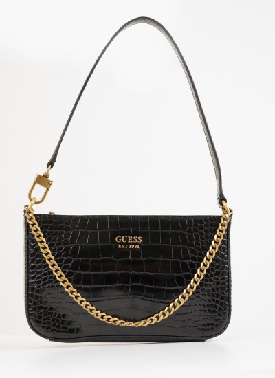 Γυναικείες Τσάντες Izzy.Hobo2 Καφέ ECOleather Guess