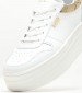 Women Casual Shoes Lifet.G White Leather Guess