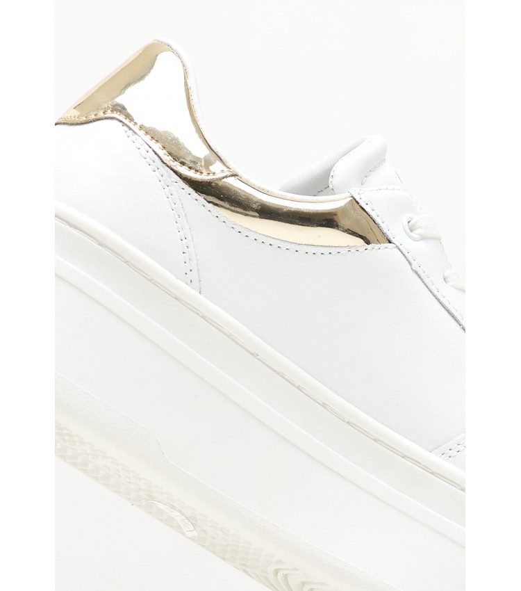 Women Casual Shoes Lifet.G White Leather Guess