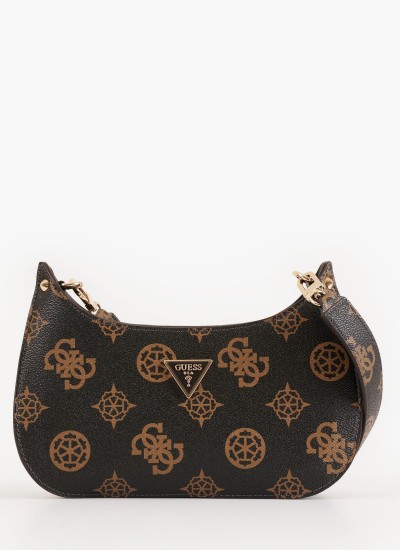 Γυναικείες Τσάντες Izzy.Hobo2 Καφέ ECOleather Guess