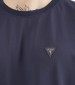 Men T-Shirts New.Tech DarkBlue Polyamide Guess