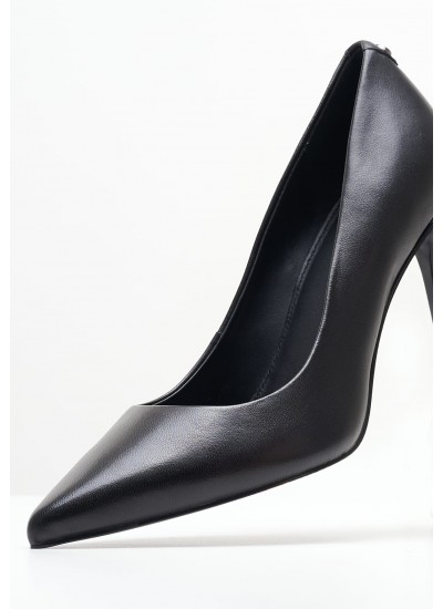 Γυναικείες Γόβες & Peeptoes Χαμηλές Sabalia Μαύρο Δέρμα Guess