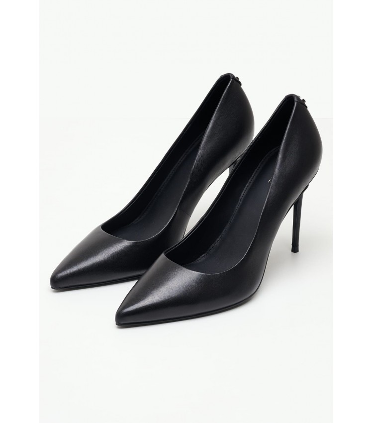 Γυναικείες Γόβες & Peeptoes Χαμηλές Sabalia Μαύρο Δέρμα Guess Γυναικείες Γόβες & Peeptoes Χαμηλές Sabalia Μαύρο Δέρμα Guess