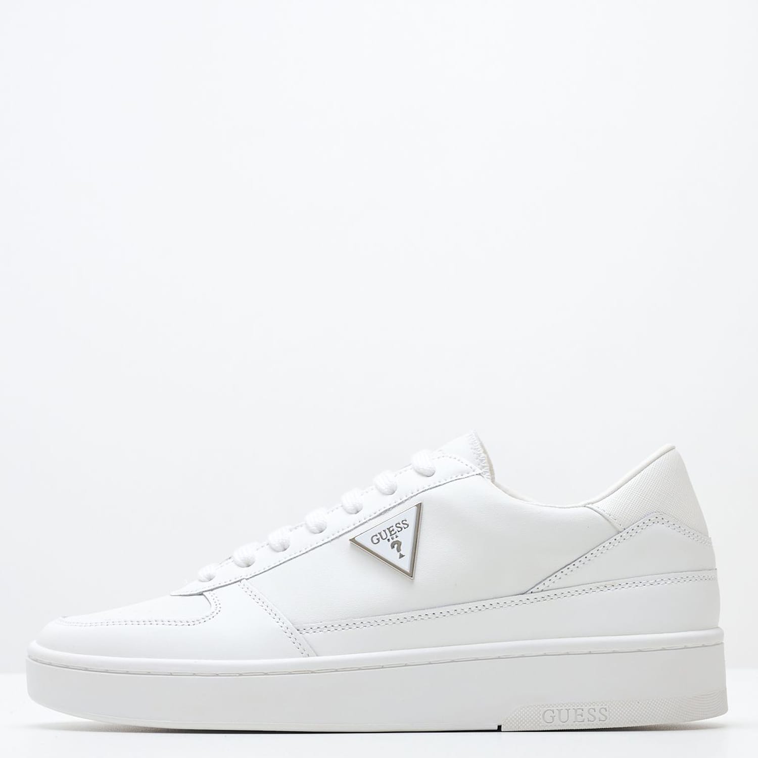 Ανδρικά Παπούτσια Casual Silea Άσπρο Δέρμα Guess