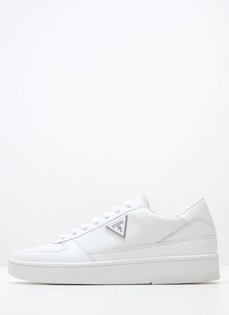 Guess white deals slip on shoes