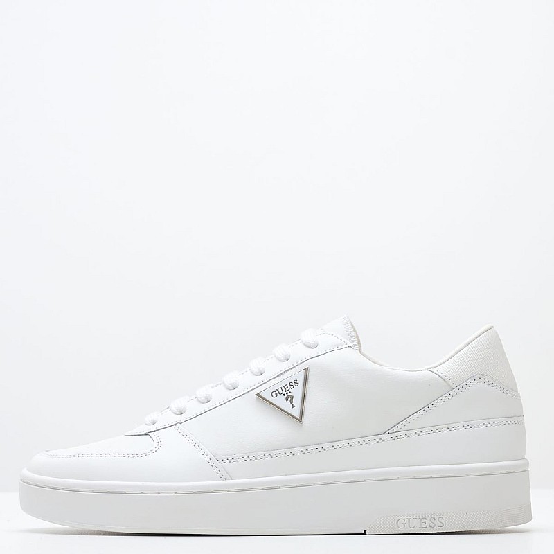 Ανδρικά Παπούτσια Casual Silea Άσπρο Δέρμα Guess