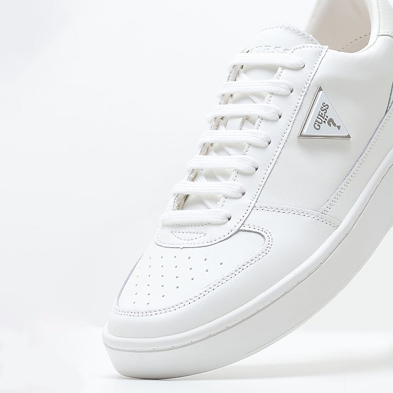 Ανδρικά Παπούτσια Casual Silea Άσπρο Δέρμα Guess