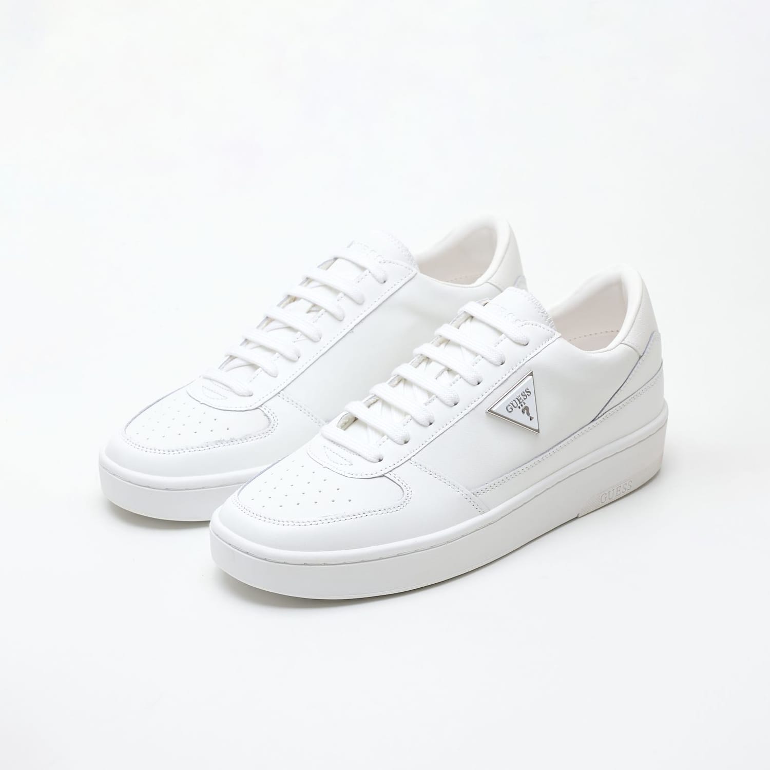 Ανδρικά Παπούτσια Casual Silea Άσπρο Δέρμα Guess Ανδρικά Παπούτσια Casual Silea Άσπρο Δέρμα Guess