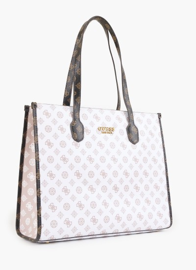 Γυναικείες Τσάντες Izzy.Hobo2 Καφέ ECOleather Guess