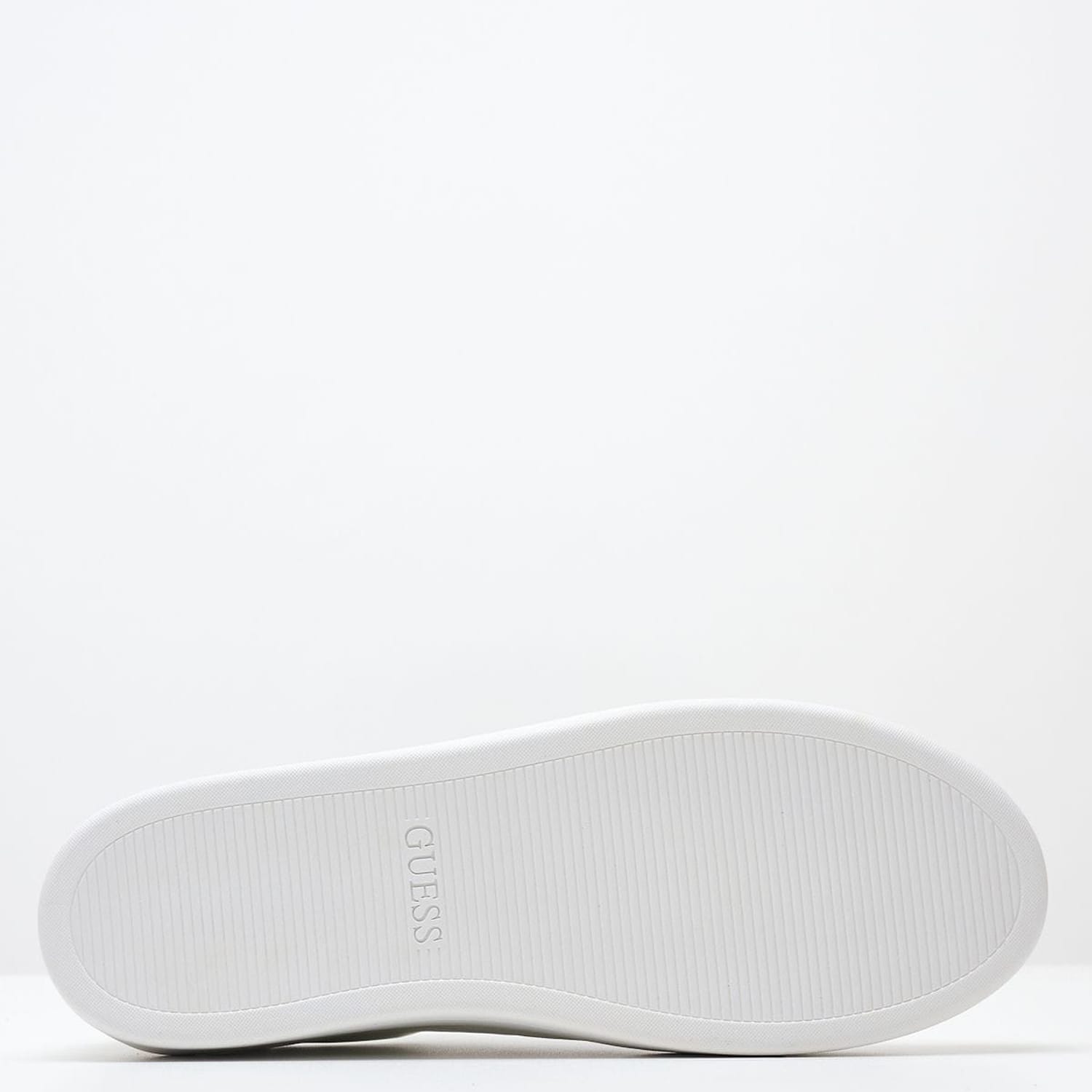 Men Casual Shoes Udine White Leather Guess Men Casual Shoes Udine White Leather Guess