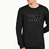 Ανδρικές Μπλούζες Virgil Μαύρο Πολυεστέρα Guess