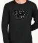 Men T-Shirts Virgil Black Polyester Guess