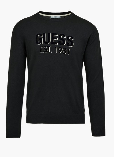 Ανδρικές Μπλούζες Veit Γκρι Πολυεστέρα Guess