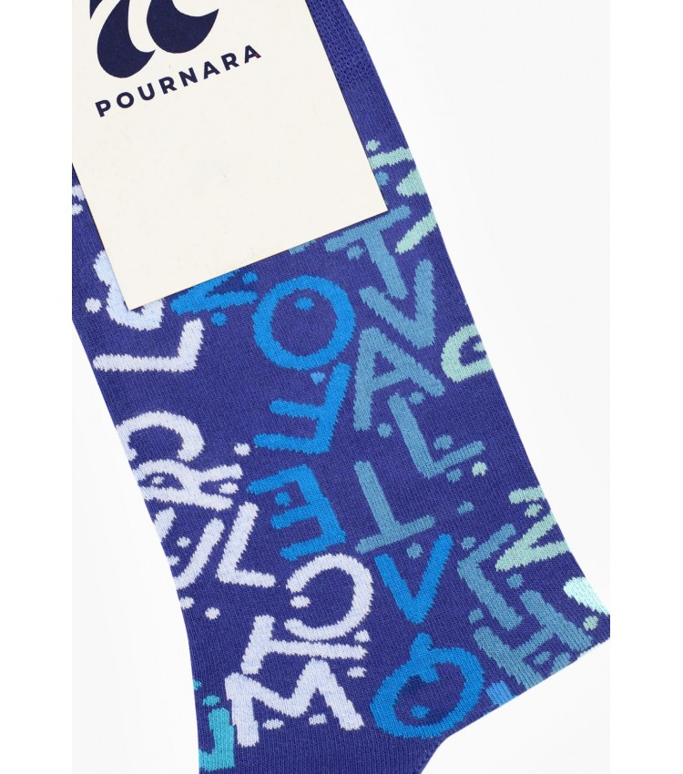 Men Socks 2012 Purple Cotton Pournara