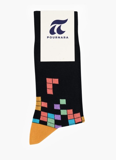 Ανδρικές Κάλτσες Socks.br Καφέ Βαμβάκι Mortoglou