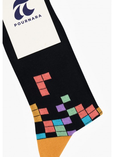 Men Socks 2013 Black Cotton Pournara