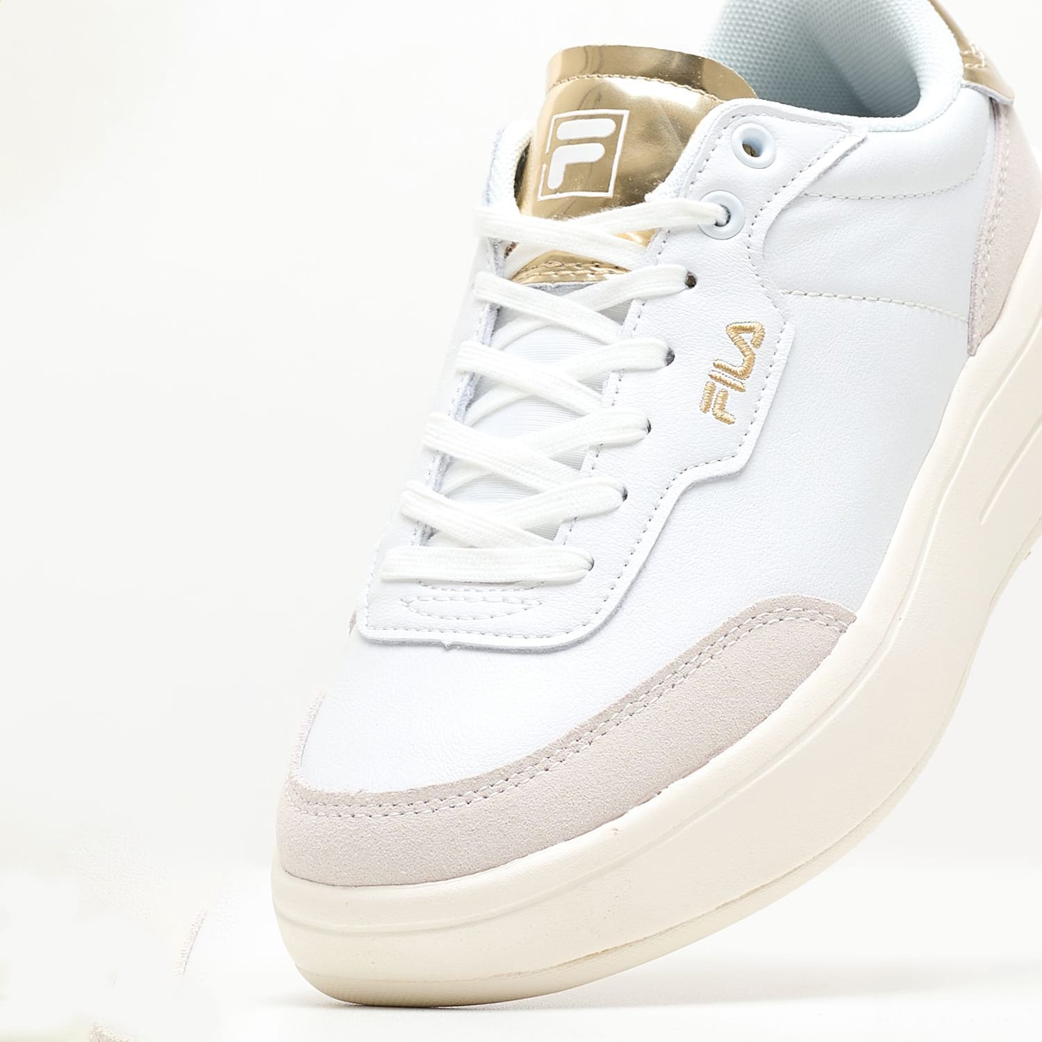 Γυναικεία Παπούτσια Casual Premium.F Άσπρο Δέρμα Fila