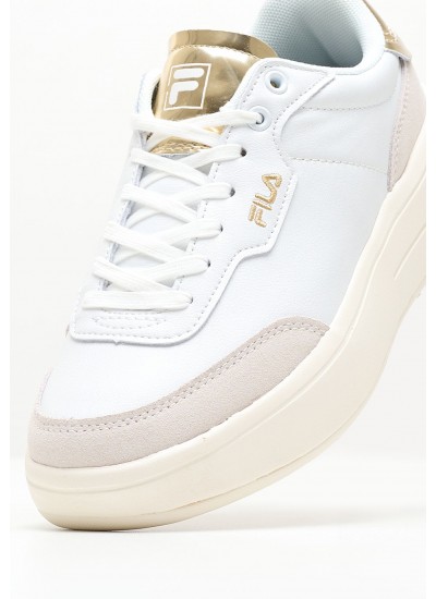 Women Casual Shoes Premium.F White Leather Fila