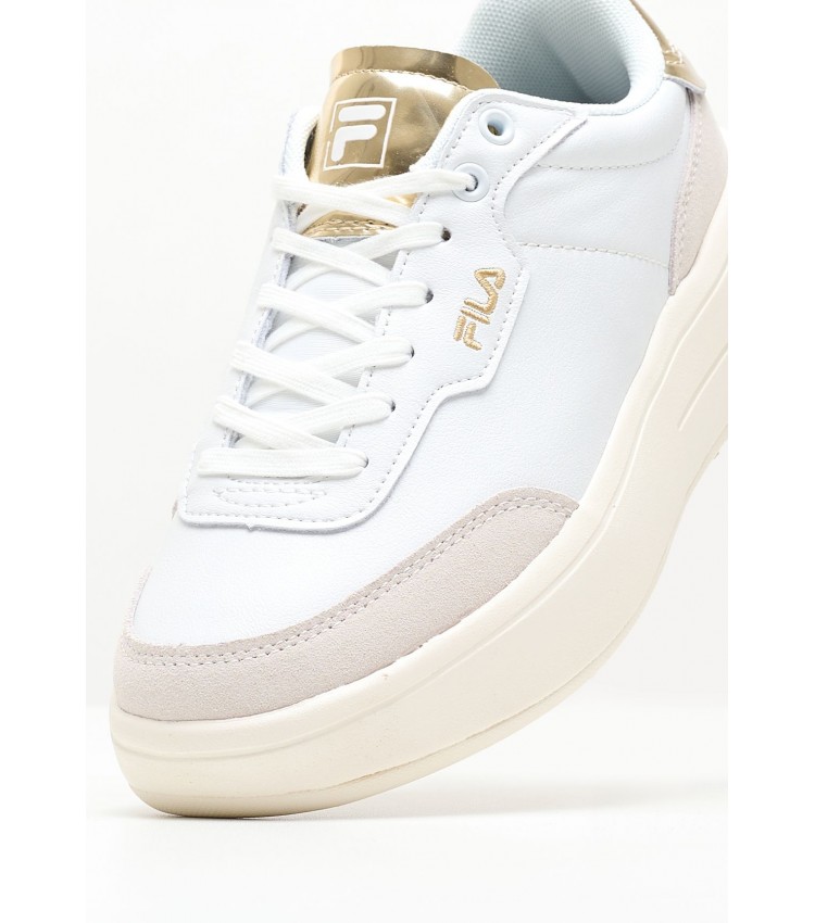 Women Casual Shoes Premium.F White Leather Fila