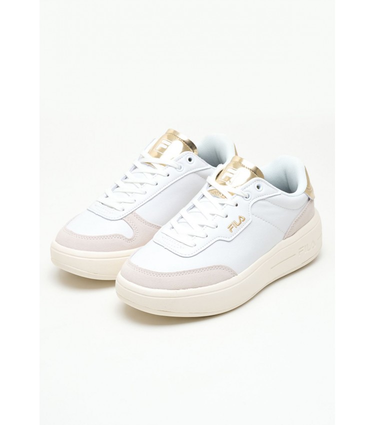 Women Casual Shoes Premium.F White Leather Fila