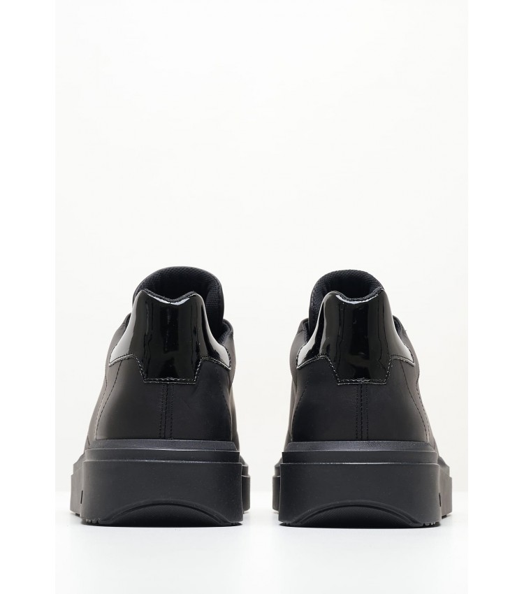 Ανδρικά Παπούτσια Casual Fynner Μαύρο Δέρμα Steve Madden