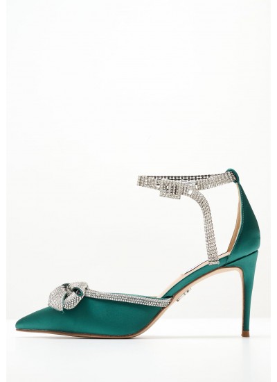 Women Pumps & Peeptoes Low Live.Up Green Fabric Steve Madden