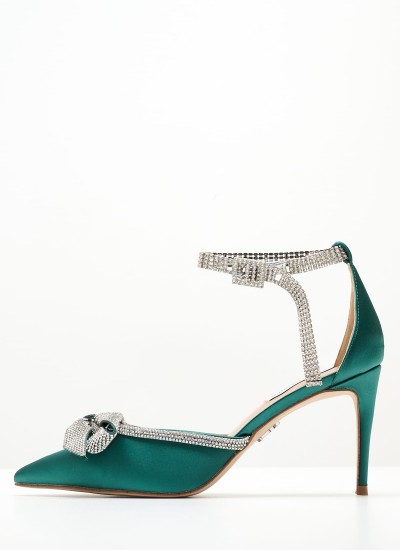 Women Pumps & Peeptoes Low Live.Up Green Fabric Steve Madden