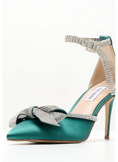 Women Pumps & Peeptoes Low Live.Up Green Fabric Steve Madden