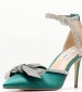 Women Pumps & Peeptoes Low Live.Up Green Fabric Steve Madden