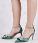 Women Pumps & Peeptoes Low Live.Up Green Fabric Steve Madden