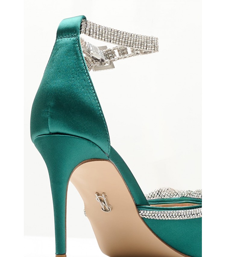 Women Pumps & Peeptoes Low Live.Up Green Fabric Steve Madden