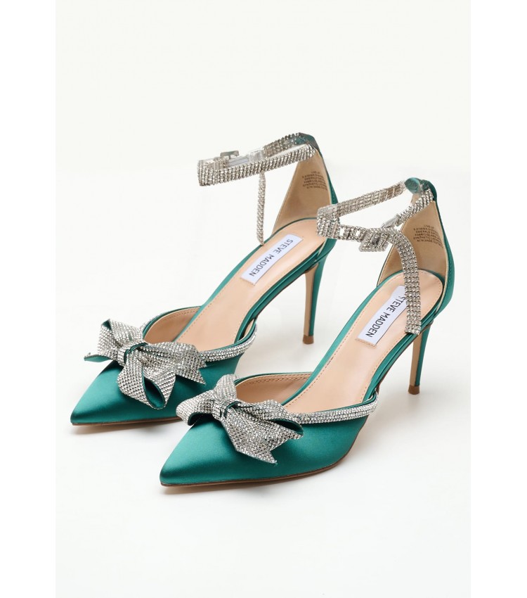 Women Pumps & Peeptoes Low Live.Up Green Fabric Steve Madden