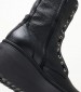 Women Boots Pearl Black Leather Steve Madden