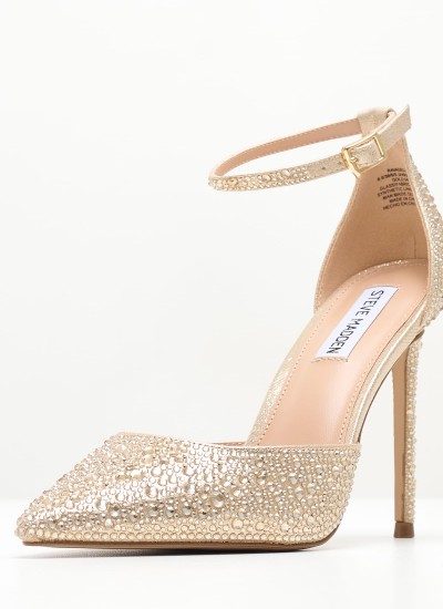 Γυναικείες Γόβες & Peeptoes Ψηλές TATIANA3 Χρυσό ECOleather Nine West