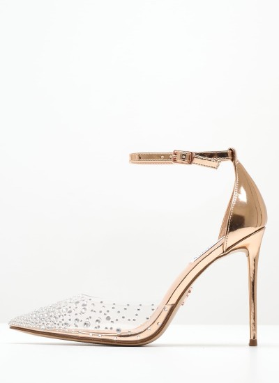 Γυναικείες Γόβες & Peeptoes Ψηλές TATIANA3 Χρυσό ECOleather Nine West