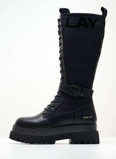 Γυναικεία Μποτάκια Marywood Μπεζ ECOsuede Replay