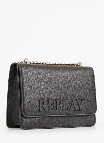 Γυναικείες Ζώνες AW2549 Άσπρο ECOleather Replay