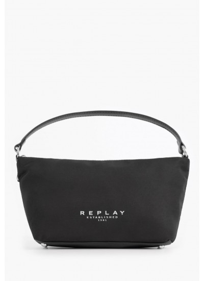 Women Bags FW3492 Black Fabric Replay