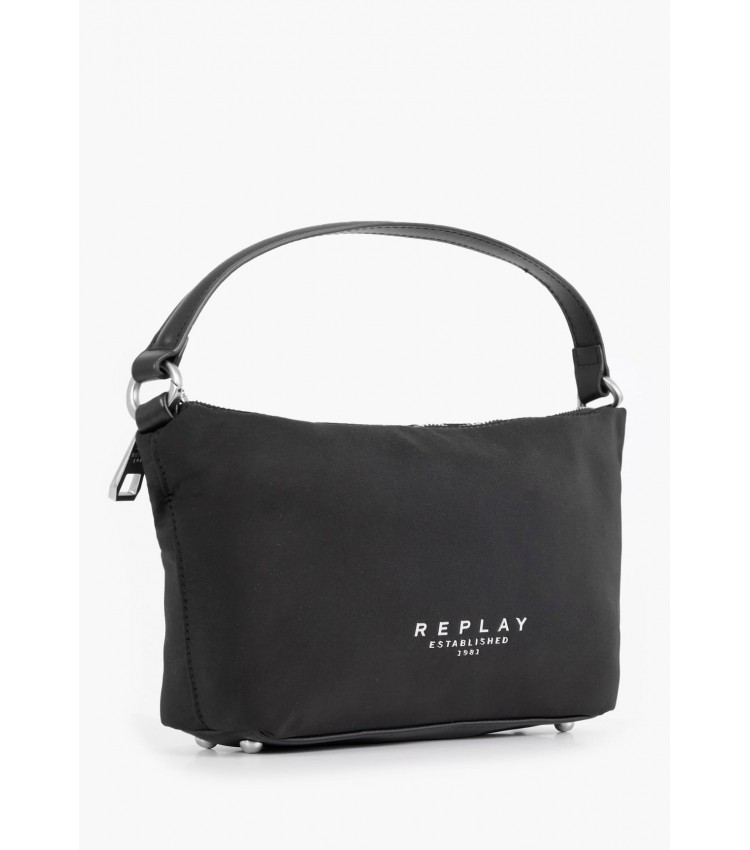 Women Bags FW3492 Black Fabric Replay