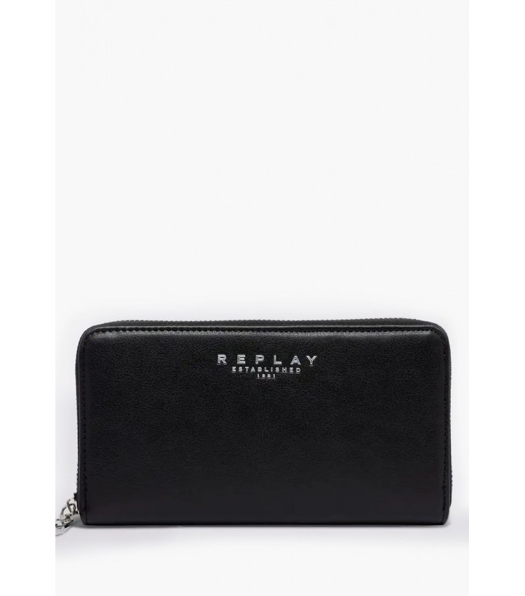 Women Wallets FW5322 Black ECOleather Replay