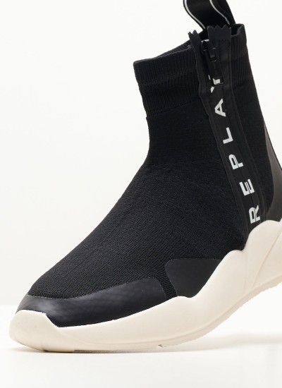 Women Boots Hera.Studio.W Black Fabric Replay