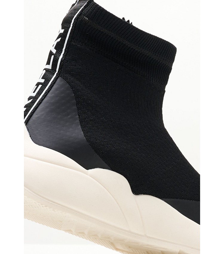 Women Boots Hera.Studio.W Black Fabric Replay